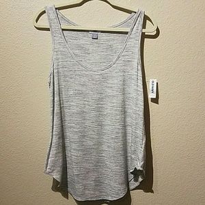 Old Navy NWT Petite Small Grey Heathered Tank